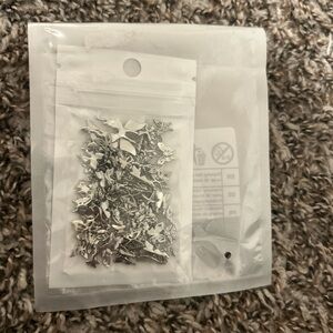 Silver Nail Art Decorations